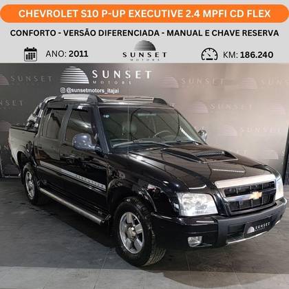 CHEVROLET S10 2.4 MPFI EXECUTIVE 4X2 CD 8V FLEX 4P MANUAL CHEVROLET S10 2.4 MPFI EXECUTIVE 4X2 CD 8V FLEX 4P MANUAL